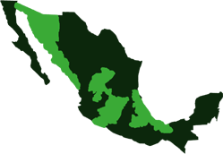 presencia de Kaax en México Mapa